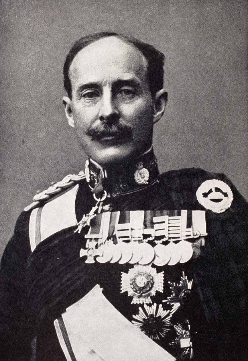 Sir Ian Standish Monteith Hamilton jako pułkownik, z „Komisji wędrującej Winstona S. Churchilla”, opublikowanej przez Scribner