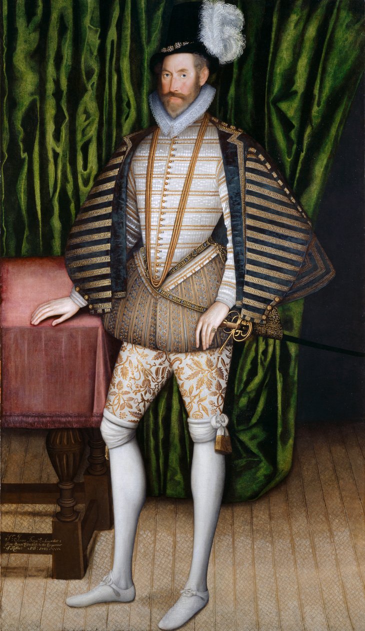 Sir Jerome Bowes (olej na płótnie) autorstwa English School
