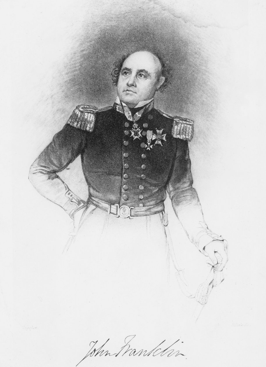 Sir John Franklin (grafika) autorstwa English School