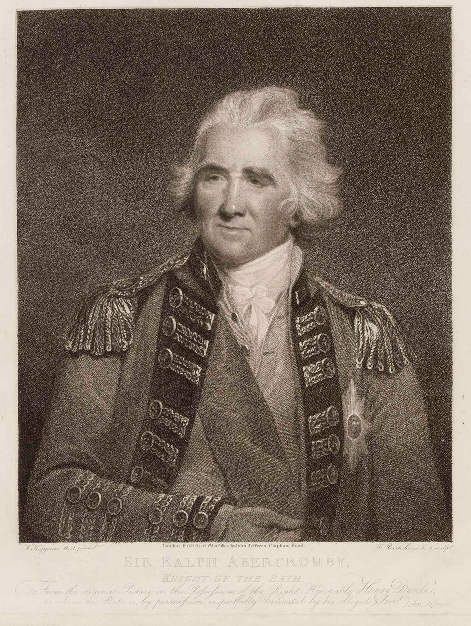 Sir Ralph Abercromby, Rycerz Łaźni, c.1800 (Grawerowanie kropkowane) autorstwa English School