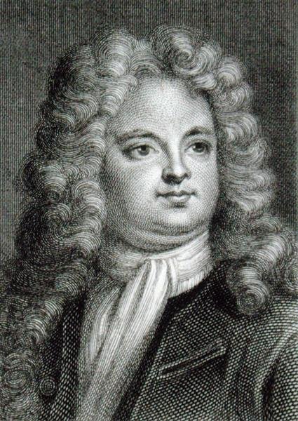 Sir Richard Steele (1672-1729) (grawerowanie) autorstwa English School
