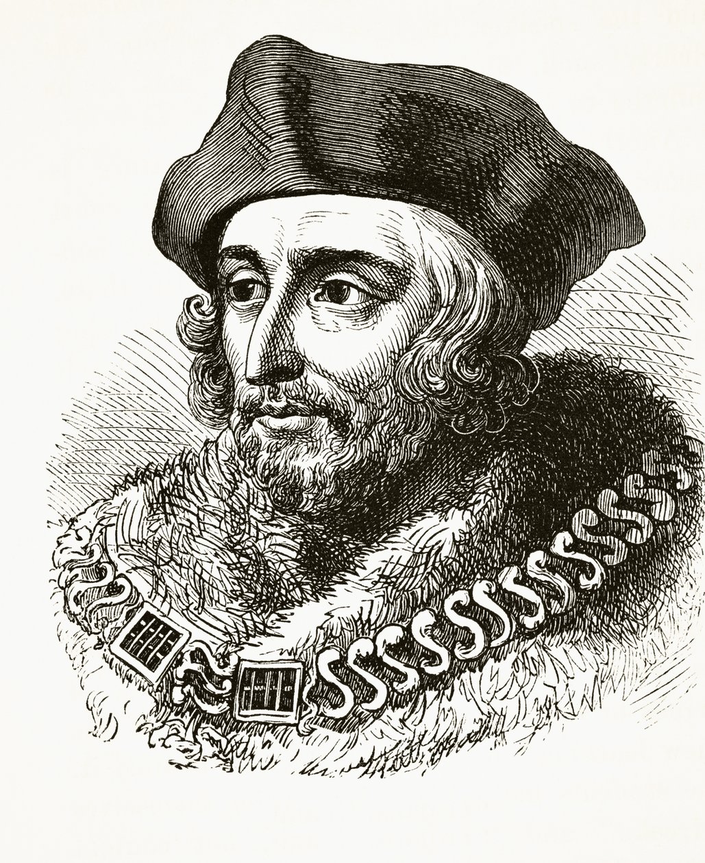 Sir Thomas More, z „The National and Domestic History of England” Williama Hickmana Smitha Aubreya (1858-1916) opublikowanego w Londynie ok. 1890 r. autorstwa English School