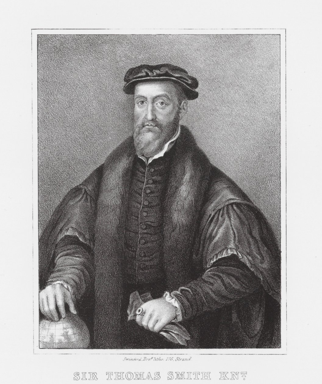 Sir Thomas Smith KNT (grawerunek) autorstwa English School