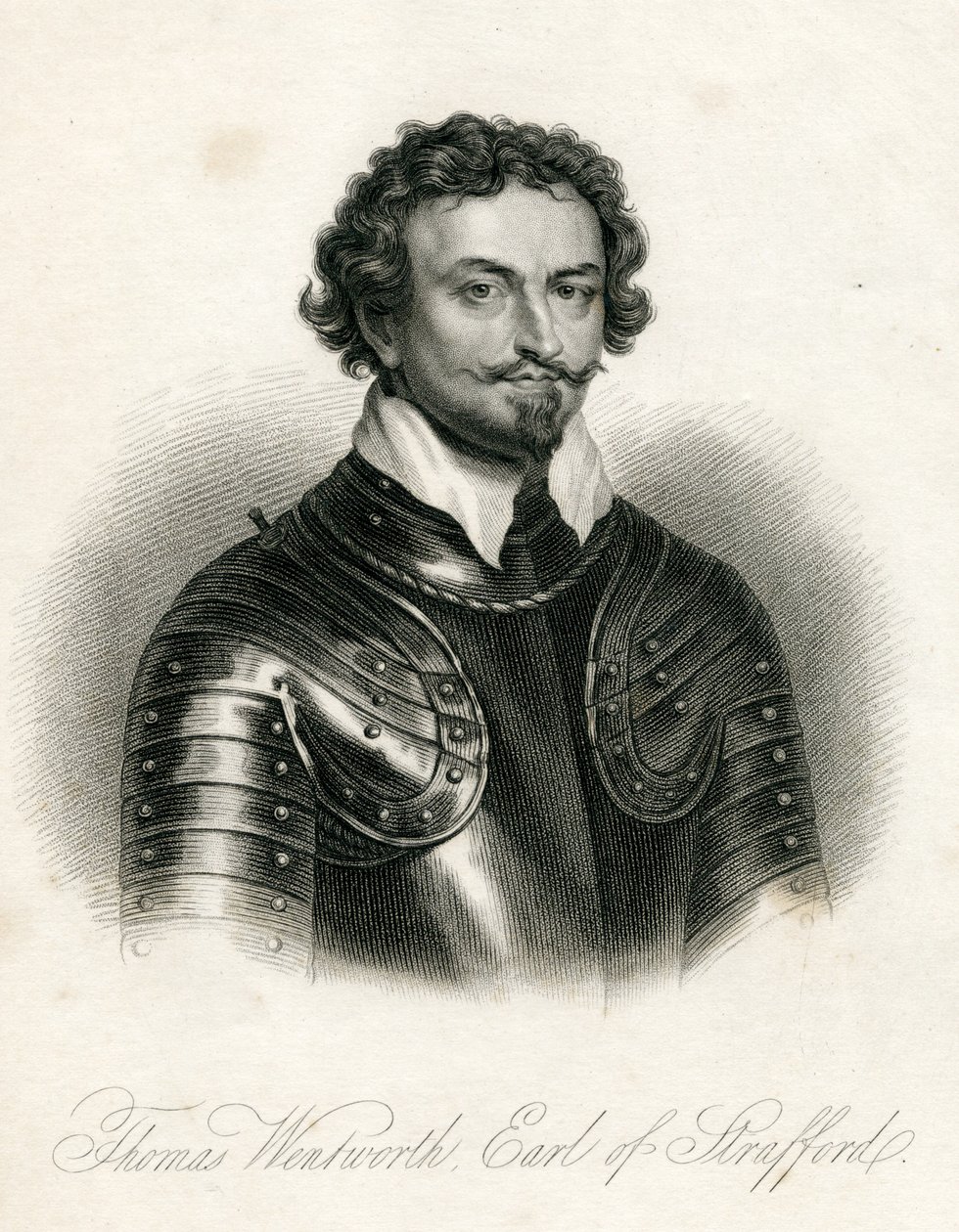 Sir Thomas Wentworth, 1. hrabia Strafford (1593-1641) autorstwa English School