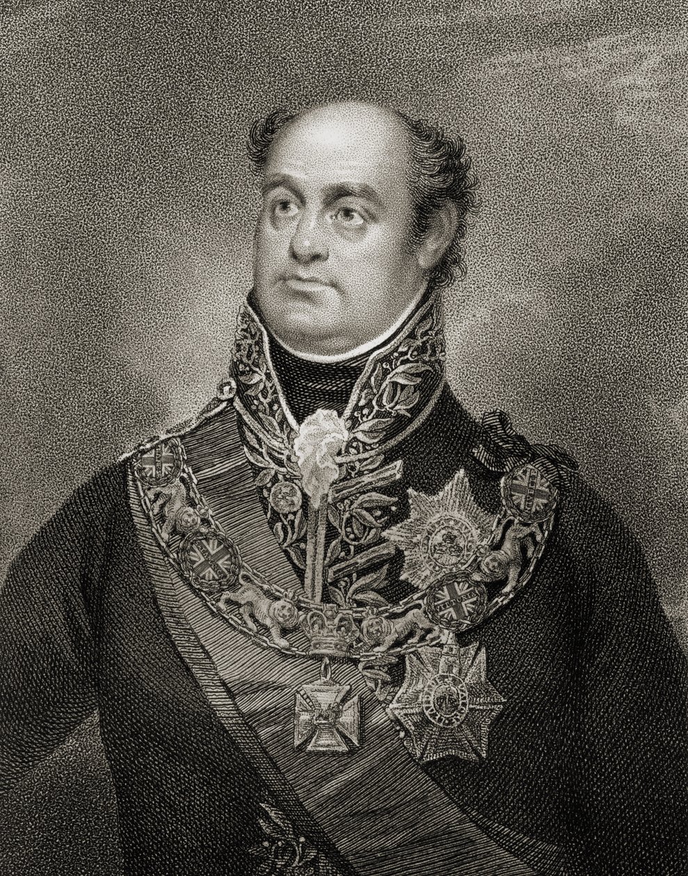 Sir William Carr Beresford (1768-1854) (grawerowanie) autorstwa English School
