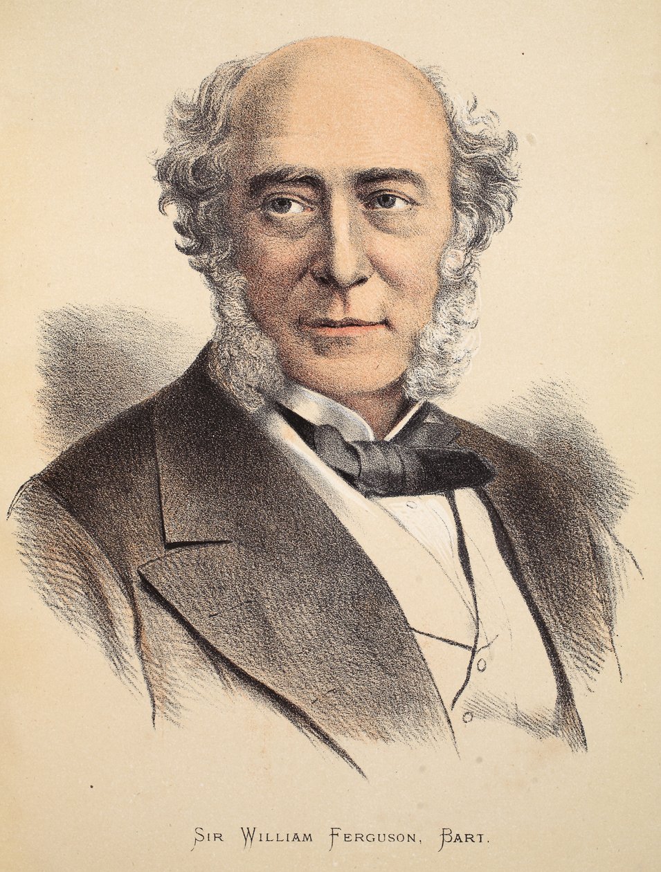 Sir William Ferguson, Bart, ilustracja z The Pictorial Edition of the Life and Discoveries of David Livingstone autorstwa J. Ewing Richie, wyd. przez A. Fullartona & Co., 1876 autorstwa English School