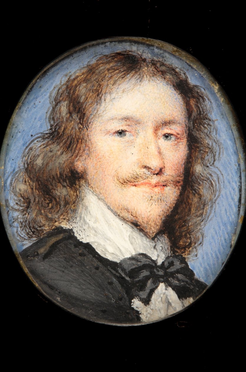 Sir William Waller (akwarela na welinie) autorstwa English School
