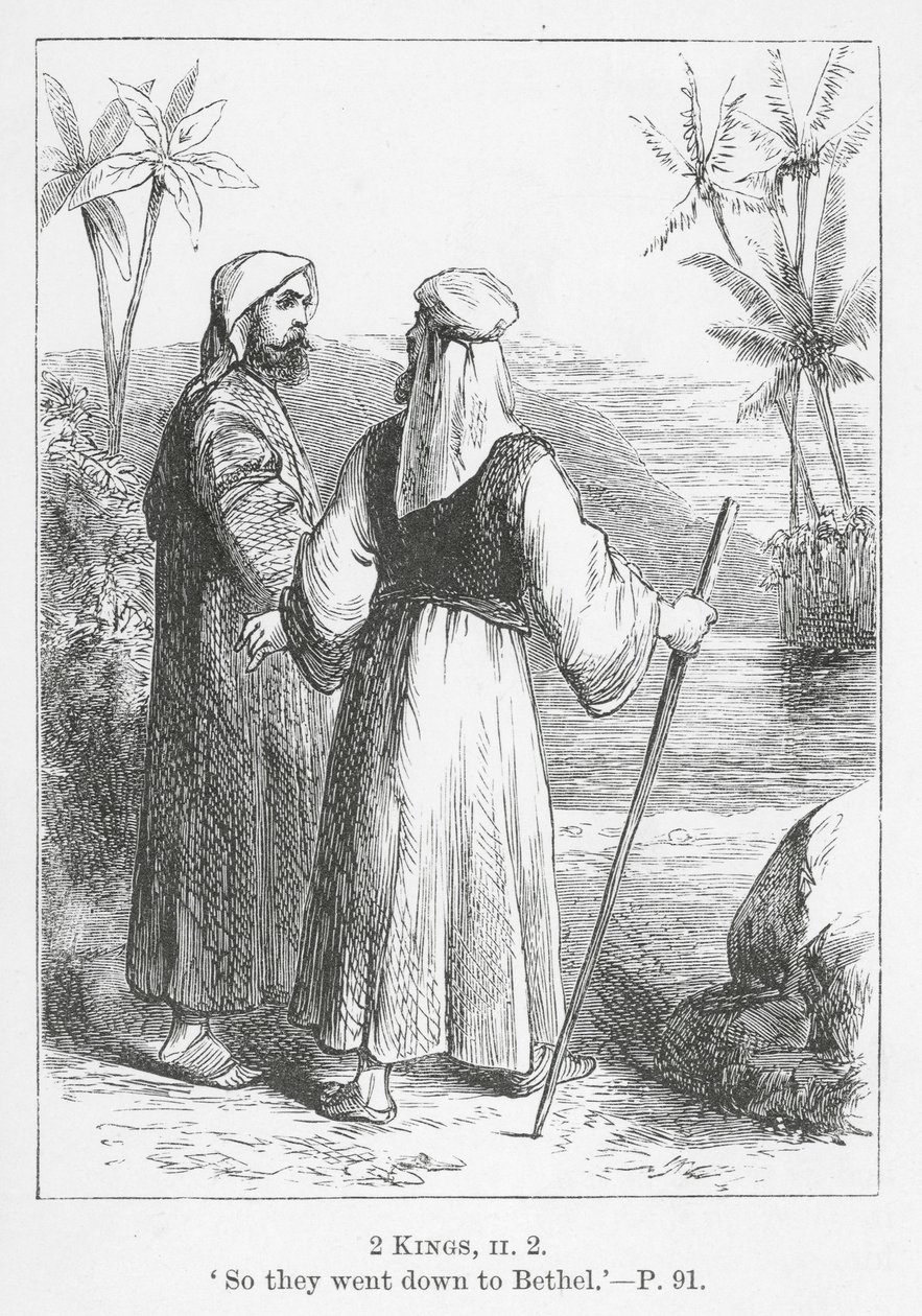 "Zeszli więc do Betel" (rycina) autorstwa English School