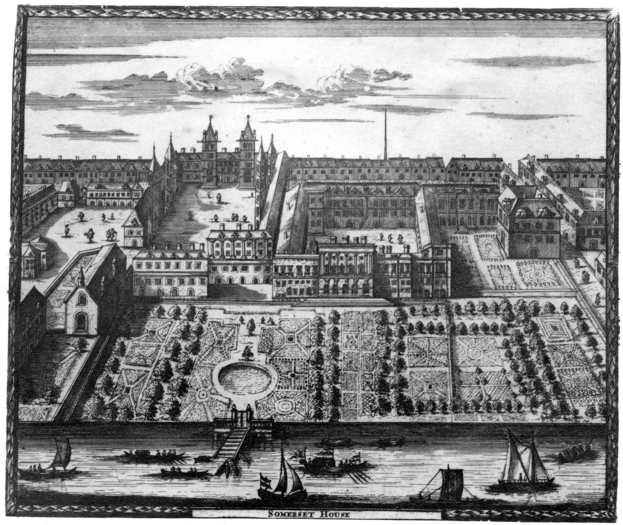 Dom w Somerset, 1690 autorstwa English School