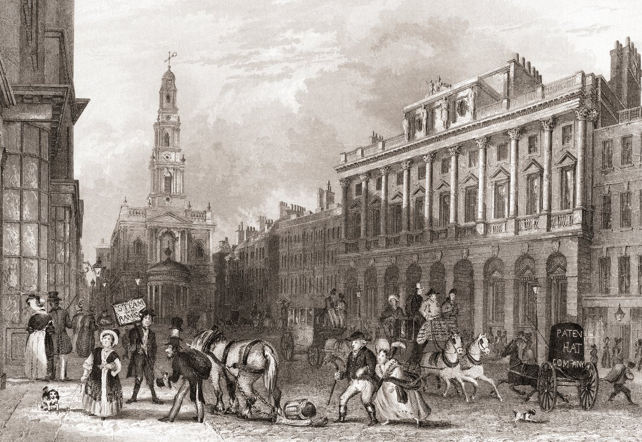 Somerset House, The Strand, Londyn, Anglia autorstwa English School