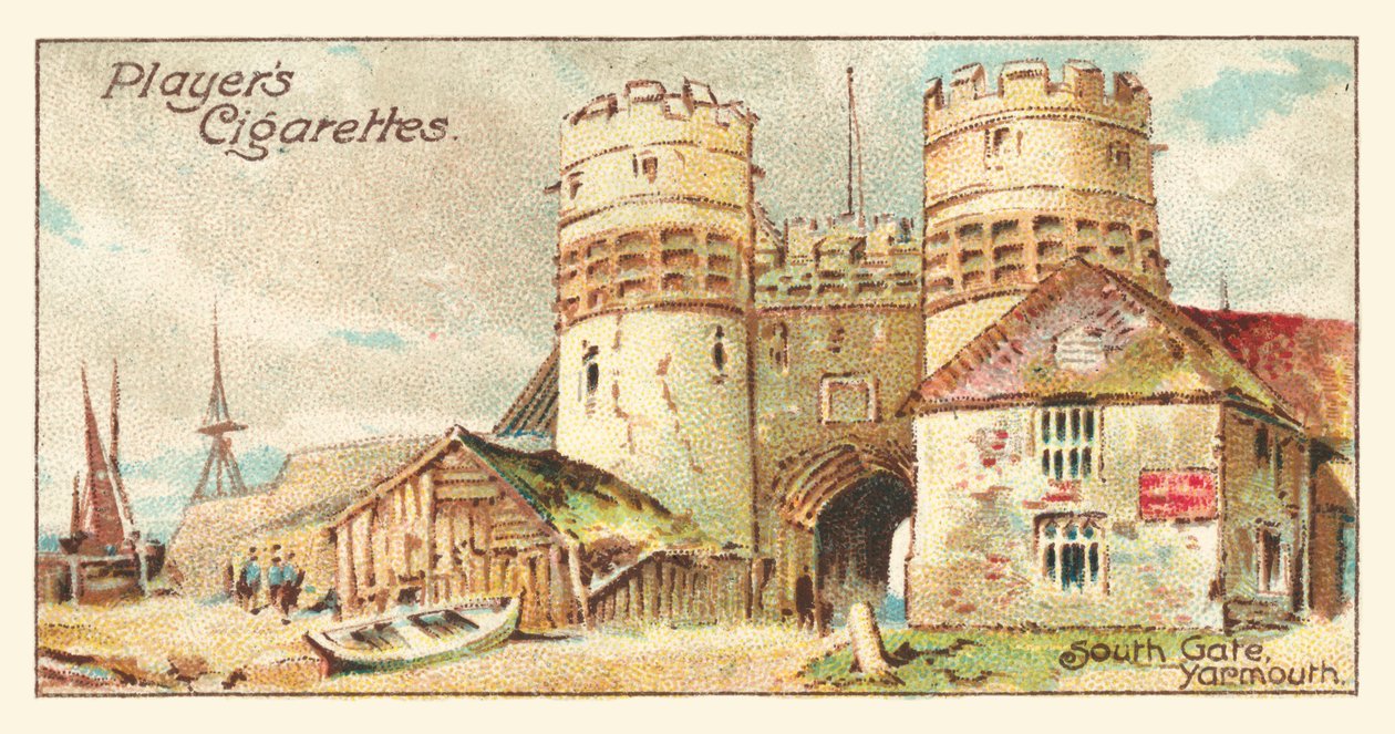 South Gate, Yarmouth (chromolit) autorstwa English School