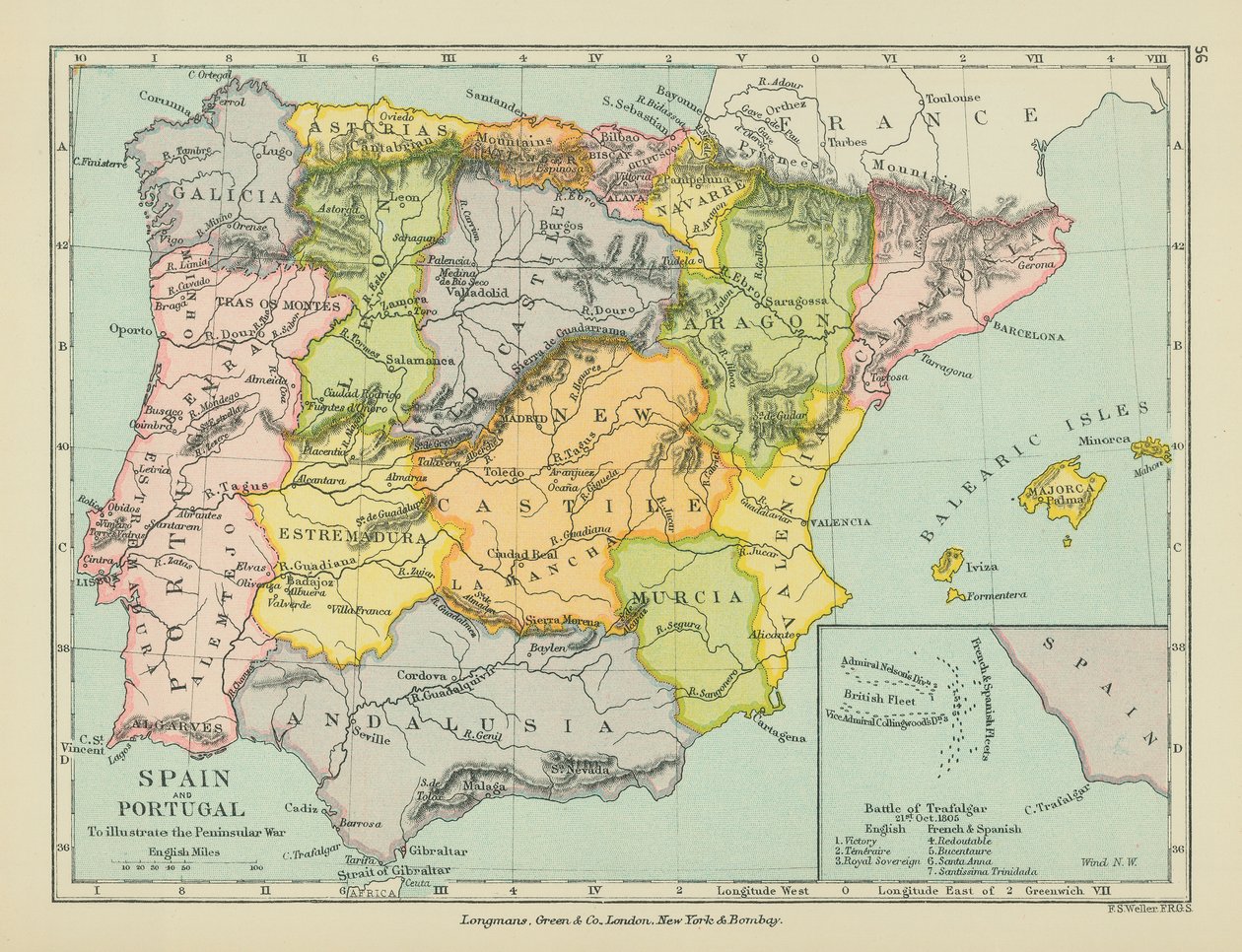 Hiszpania i Portugalia (druk kolorowy) autorstwa English School