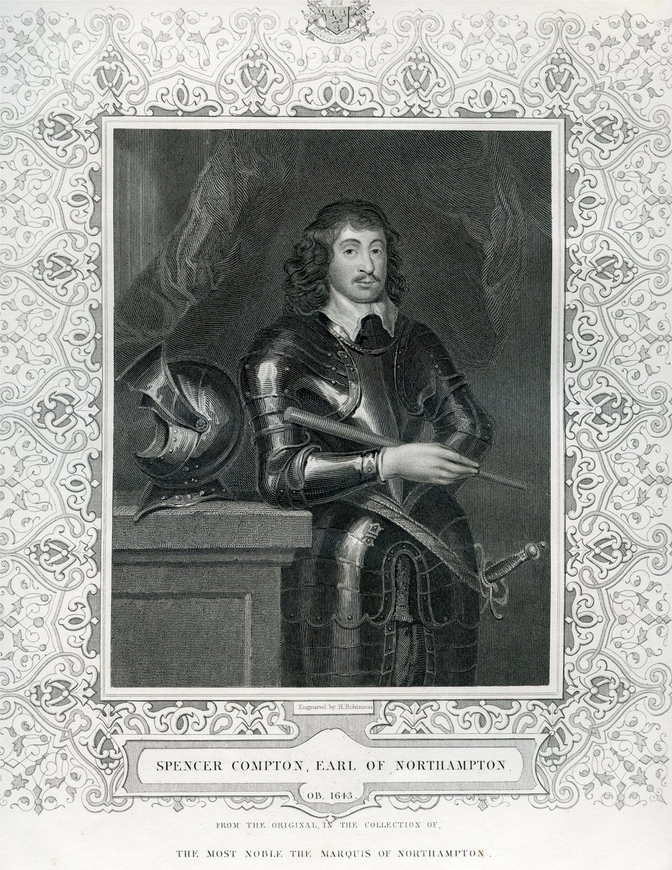 Spencer Compton, 2. hrabia Northampton (1601-43) autorstwa English School
