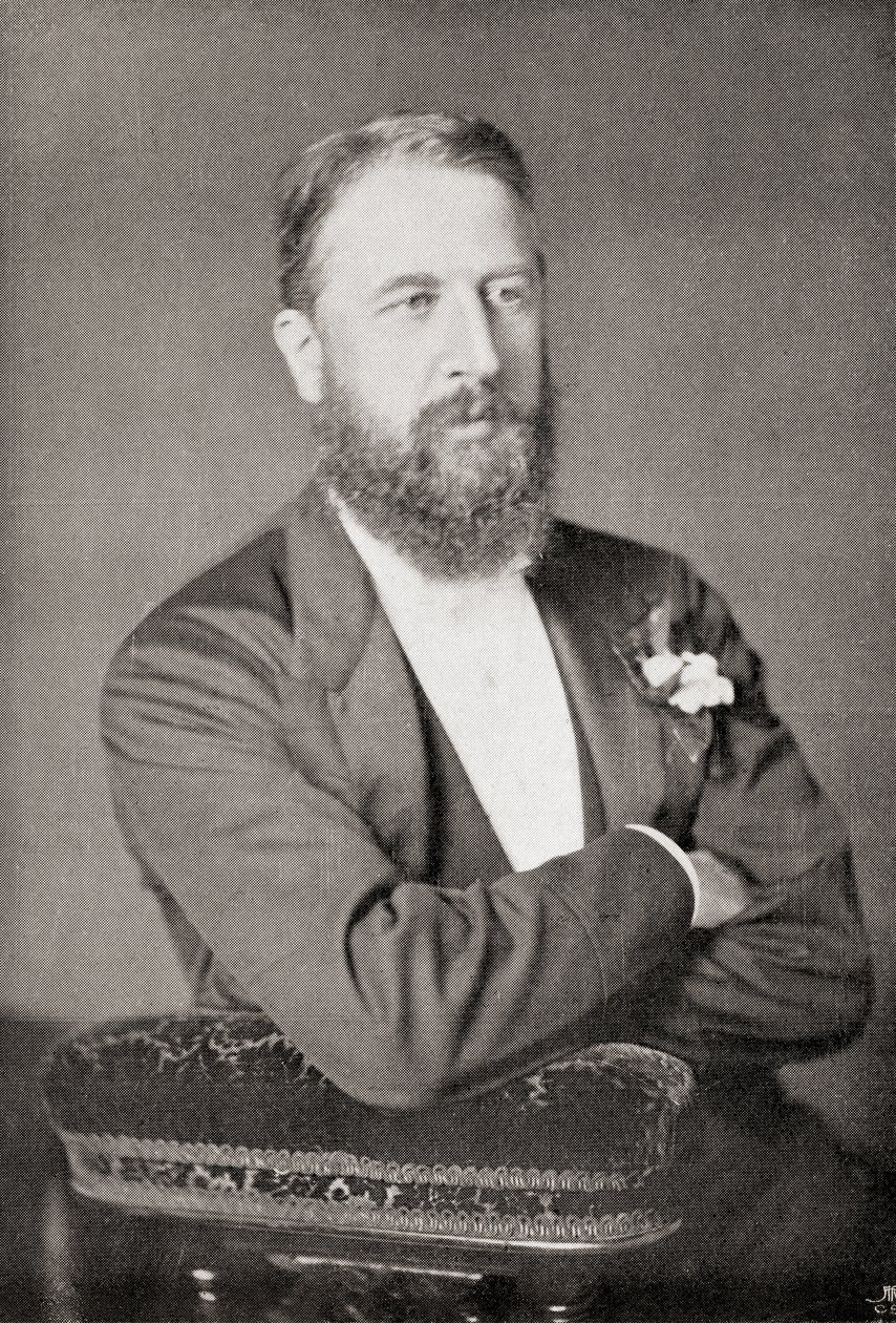 Spencer Compton Cavendish, z „Gladstone: The Man and the Statesman”, autorstwa Davida Williamsona, opublikowanej w 1898 r. (lito) autorstwa English School