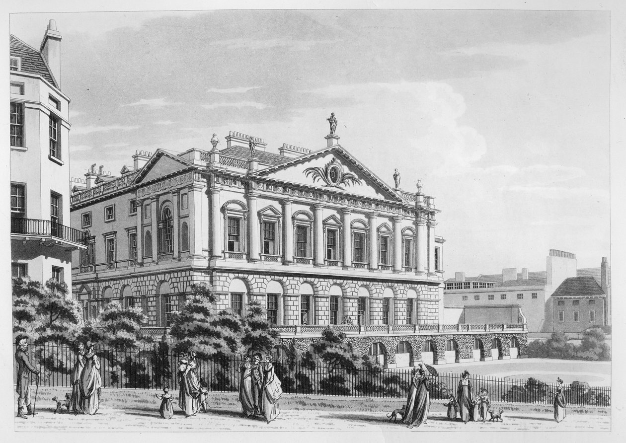 Dom Spencera, 1800 autorstwa English School