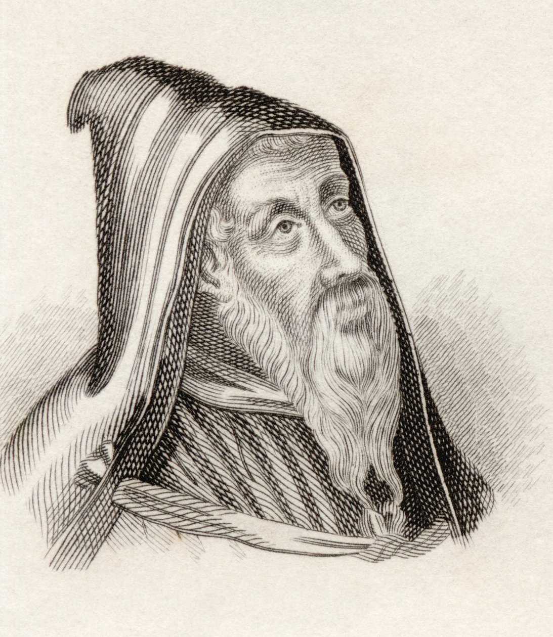 Św. Augustyn z Hippony, ze „Słownika historycznego krabów”, opublikowanego w 1825 r. (lito) autorstwa English School
