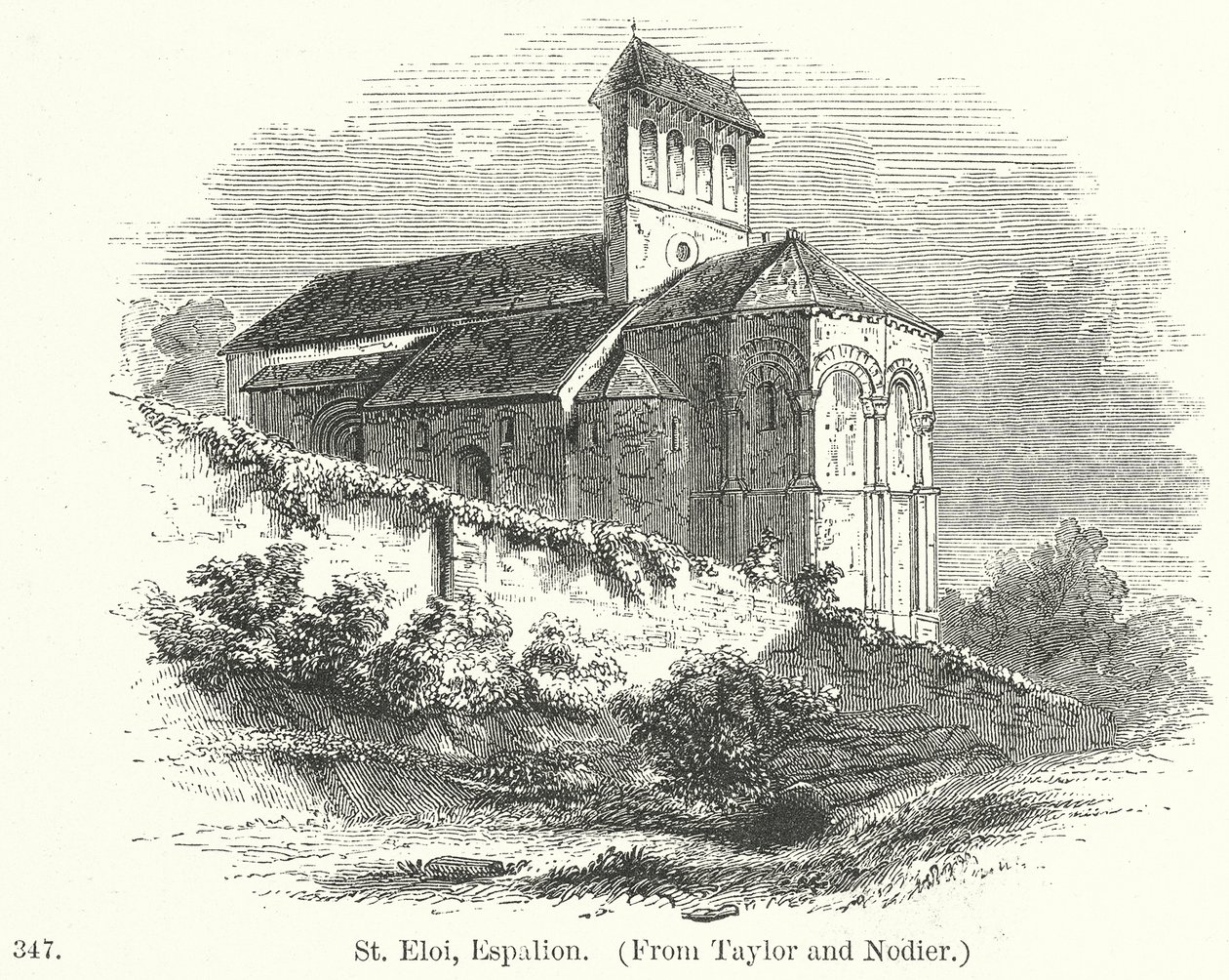 Święty Eloi, Espalion (rycina) autorstwa English School