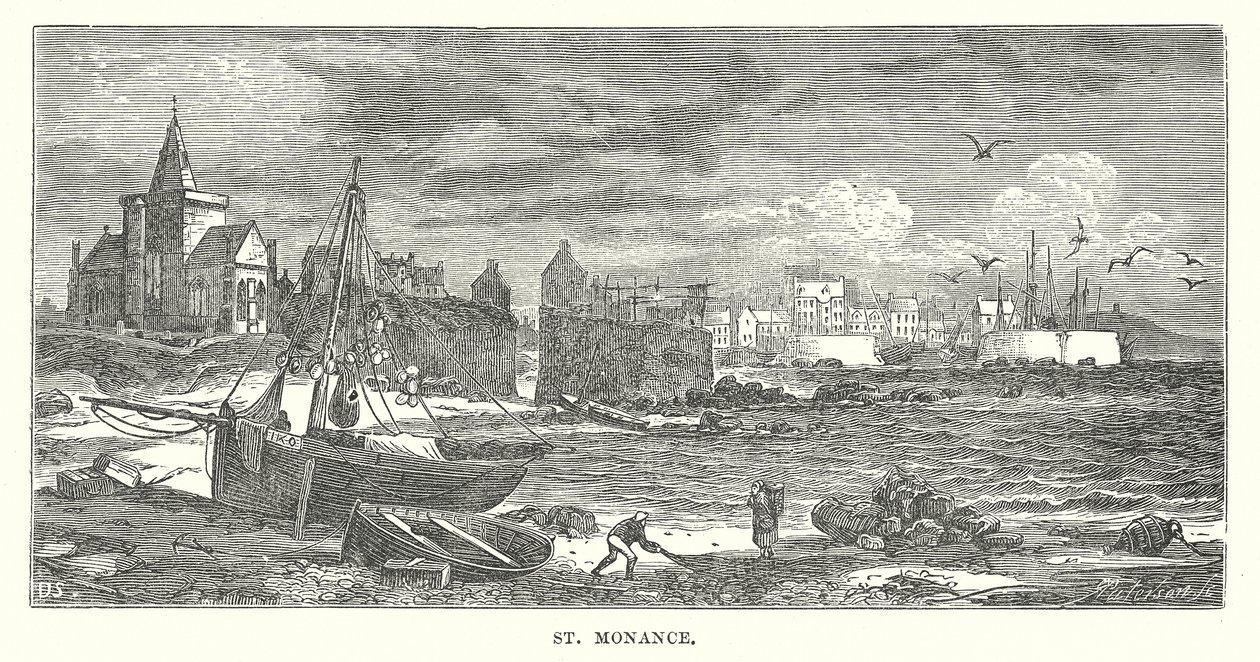 St Monance (grawerunek) autorstwa English School