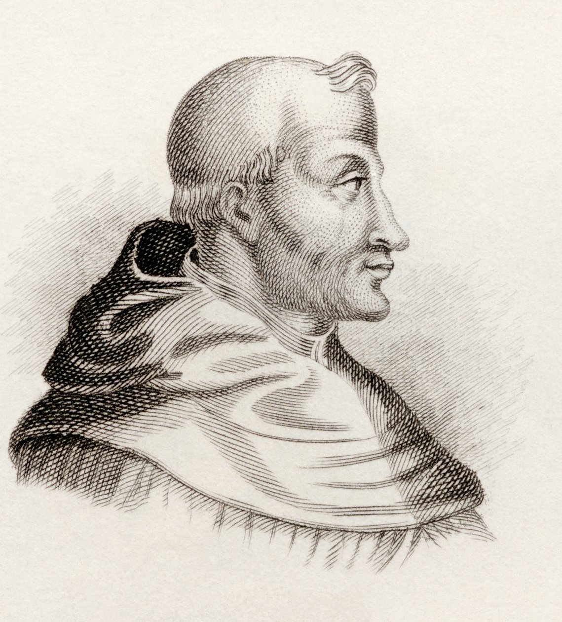 Św. Tomasz z Akwinu, ze „Słownika historycznego krabów”, opublikowanego w 1825 r. autorstwa English School