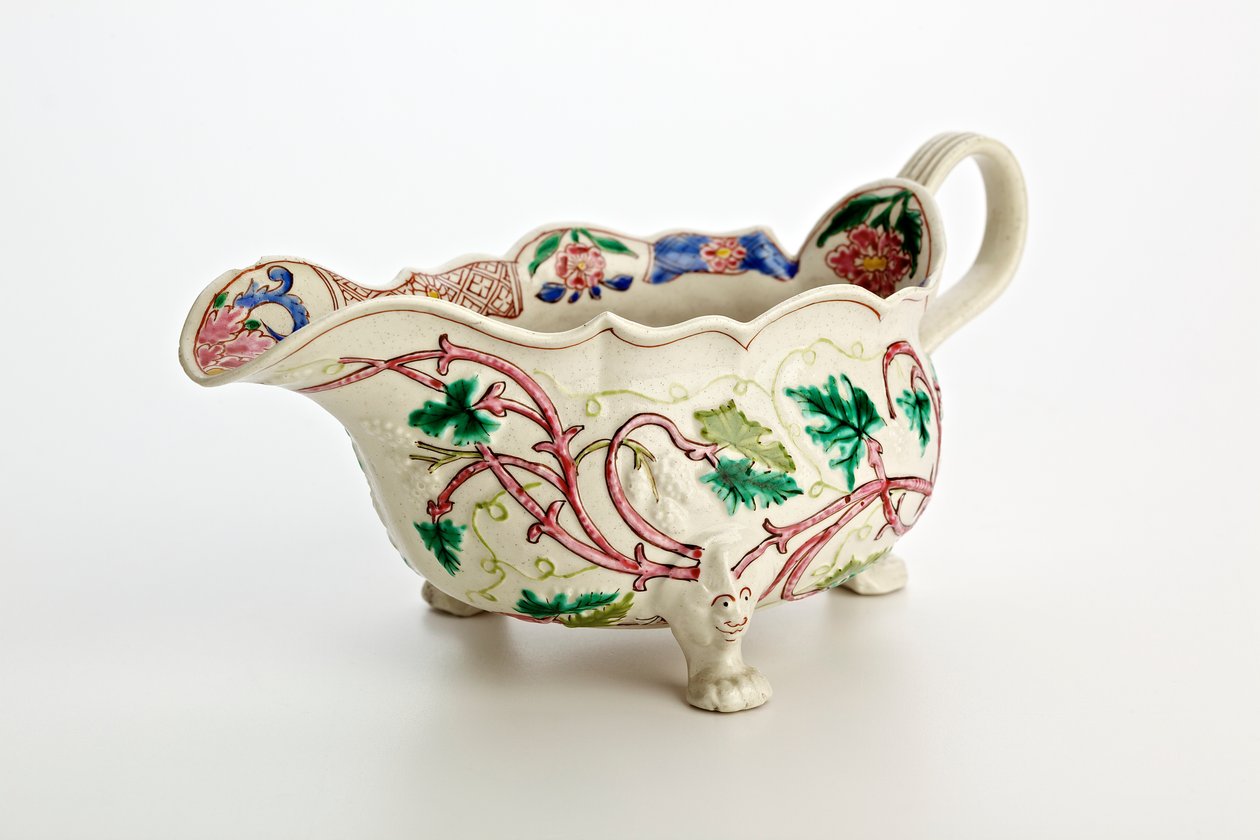 Sos Staffordshire łódka, ok. 1760 (ceramiczne) autorstwa English School