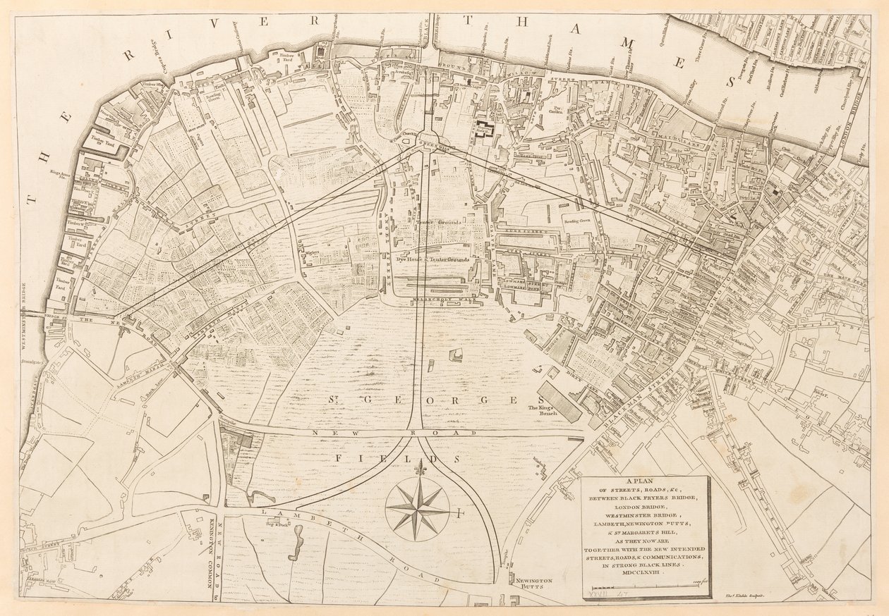 Mapa ulic Londynu, Maps K.Top.27.47 autorstwa English School