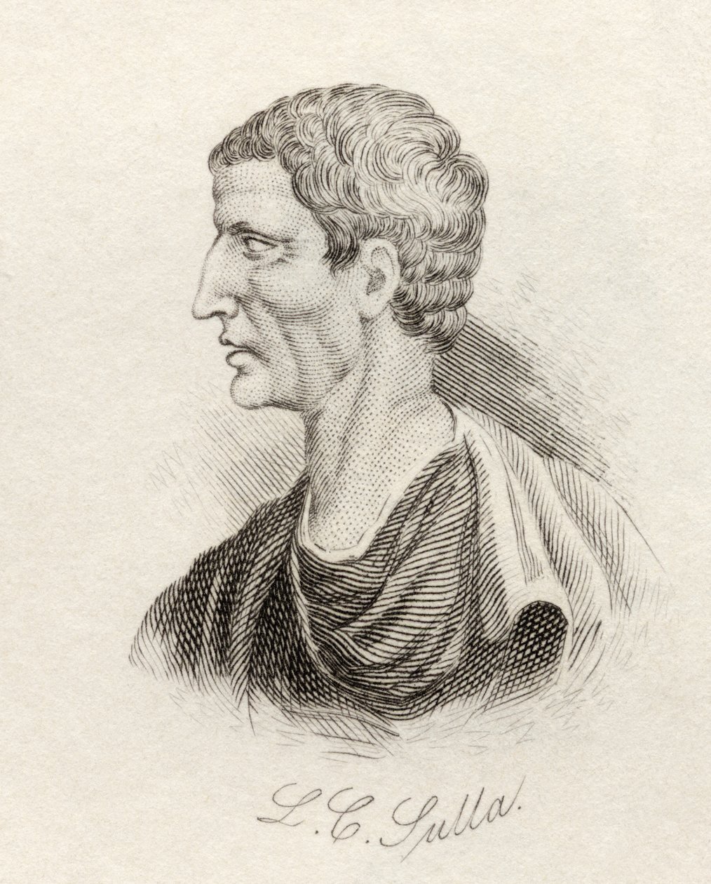 Sulla, ze „Słownika historycznego Krabba”, opublikowanego w 1825 r. autorstwa English School