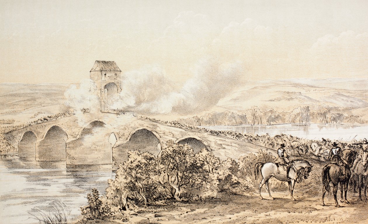 Bitwa pod Mostem Bothwell, 22 czerwca 1679, z książki „The Scots Worthies Według Howie