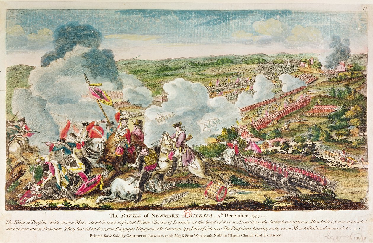 Bitwa pod Nową Marką na Śląsku 5 grudnia 1757 autorstwa English School