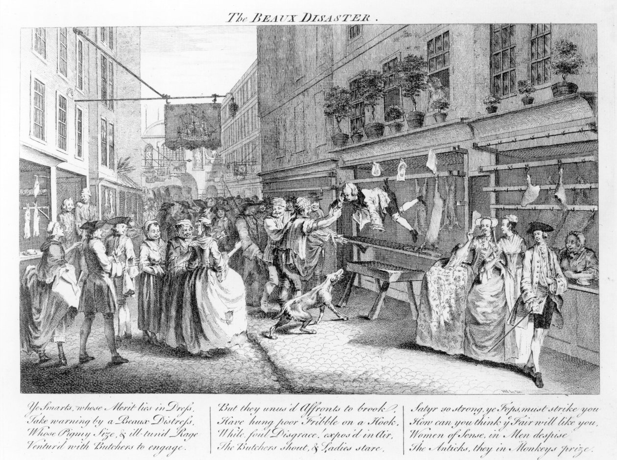 Katastrofa Beaux, 1747 autorstwa English School