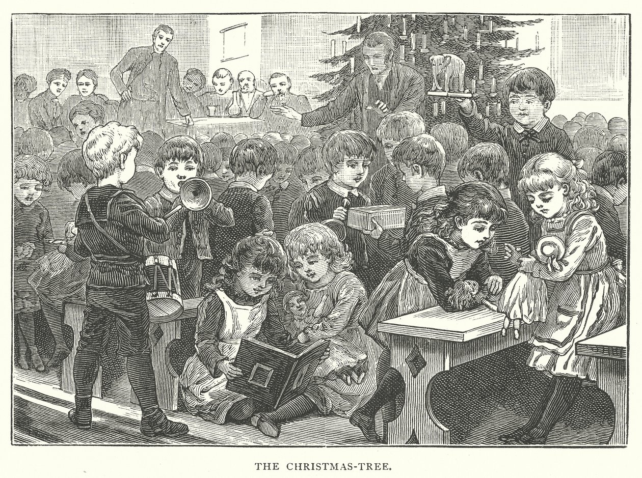 Choinka (grawerunek) autorstwa English School