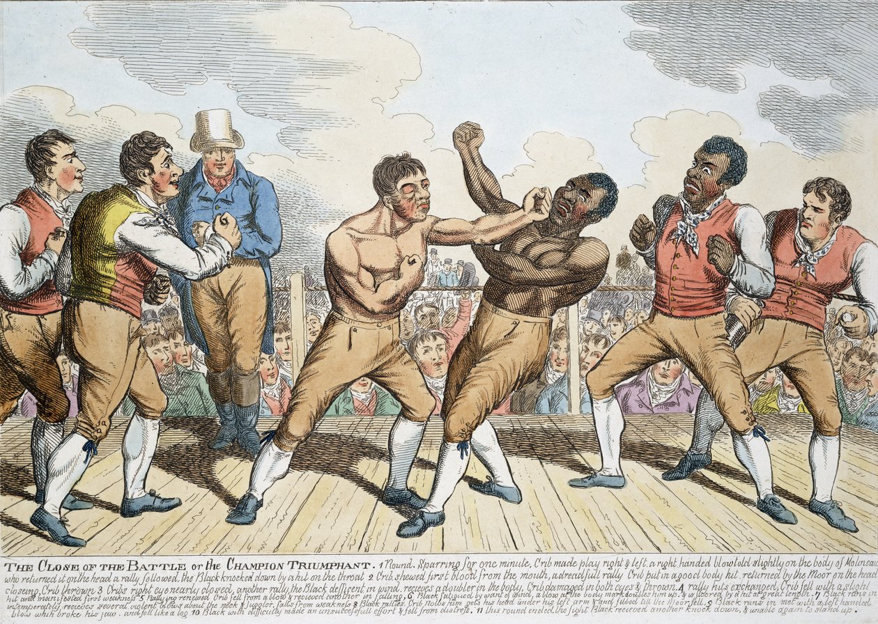 The Close of the Battle or the Champion Triumphant, opublikowany 1811 autorstwa English School