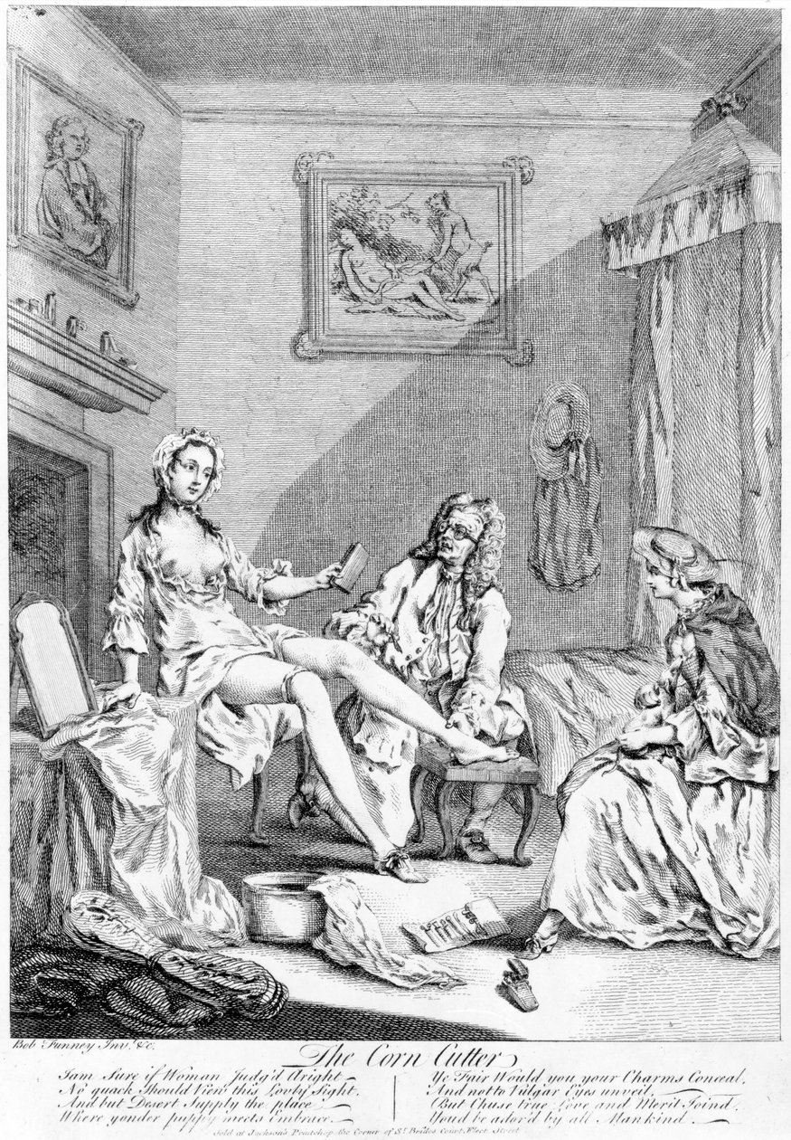 Obcinacz do kukurydzy autorstwa Boba Funneya, 1735-1765 autorstwa English School