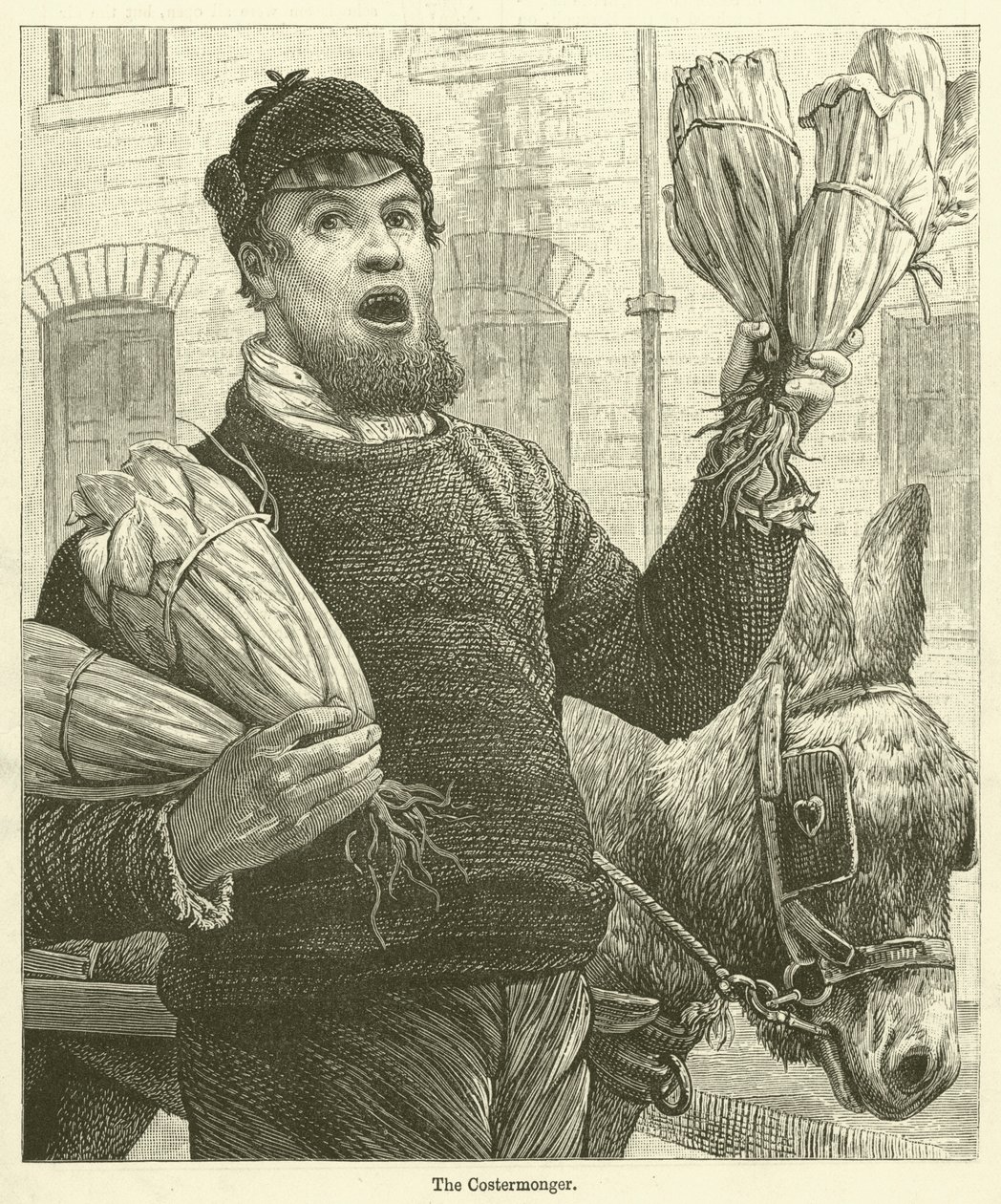 Costermonger (rycina) autorstwa English School