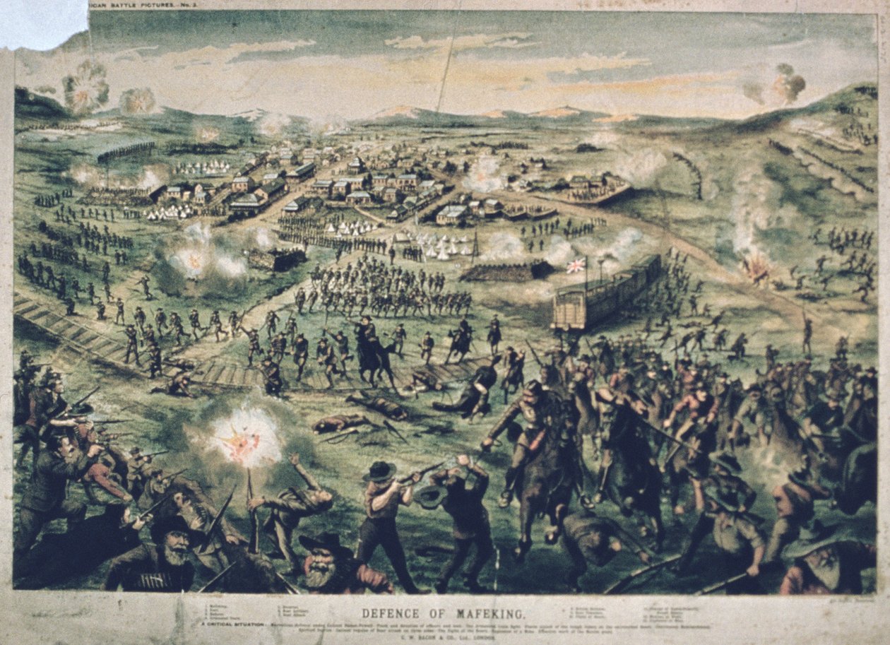 Obrona Mafeking, wojna burska autorstwa English School