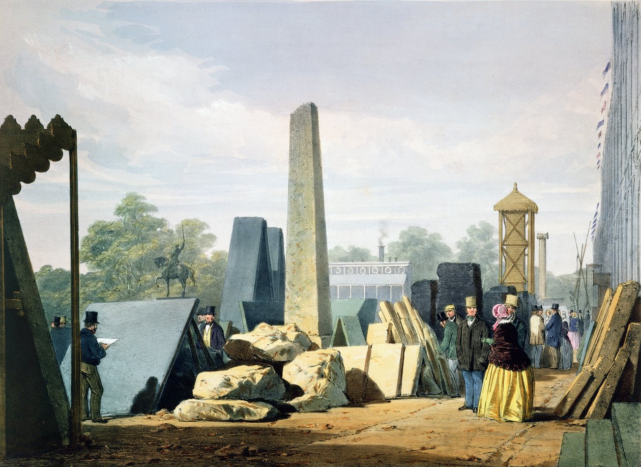 The Exterior, z Dickinsons Comprehensive Pictures of the Great Exhibition of 1851, opublikowany 1854 autorstwa English School