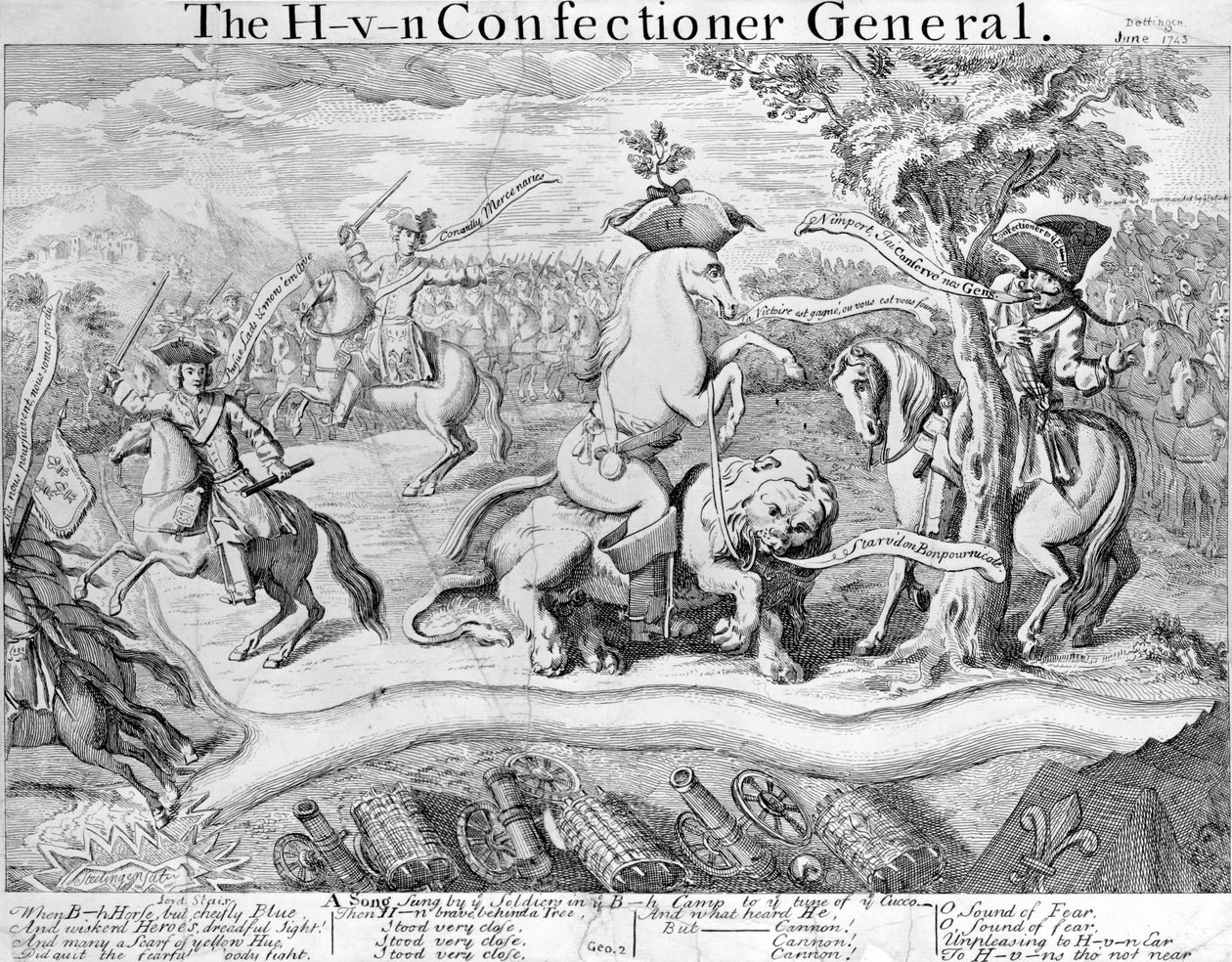 Generał cukierników H-V-N, ok. 1743 r. autorstwa English School