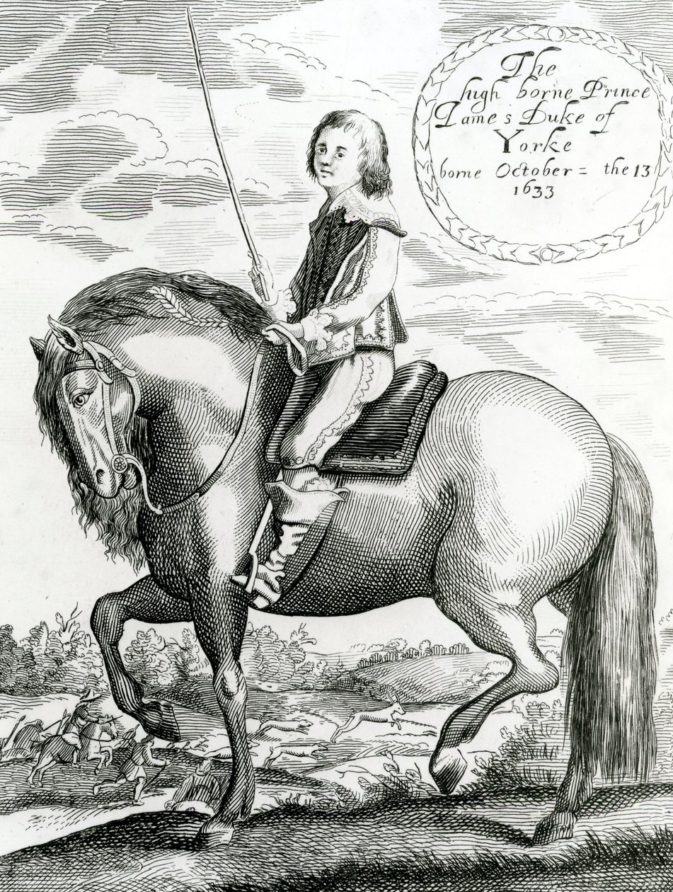 Wysoko urodzony książę James Duke of Yorke, 1640-50 autorstwa English School