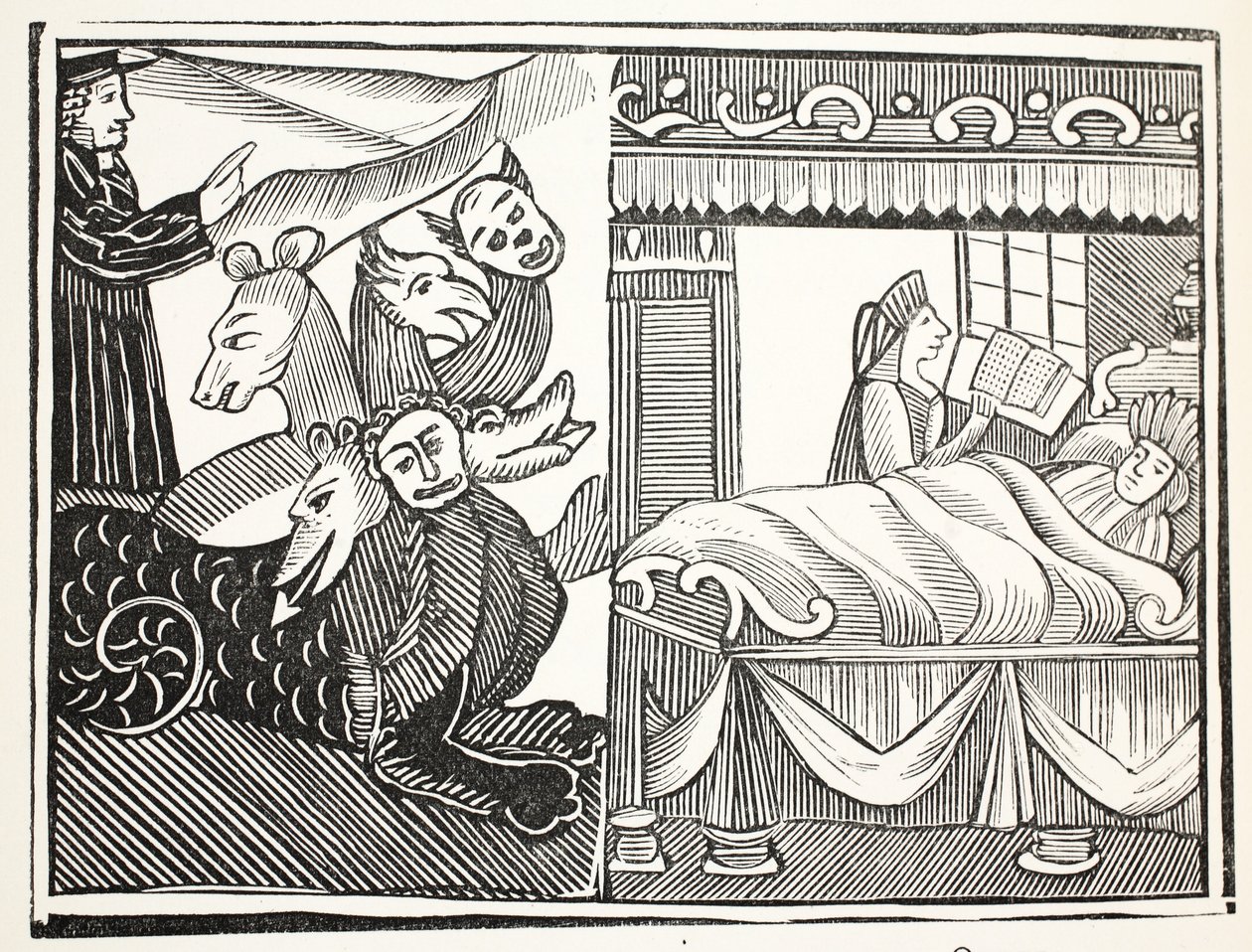 Cud cudów, ilustracja z książki rozdziałów XVIII wieku autorstwa Johna Ashtona, wyd. 1882 autorstwa English School