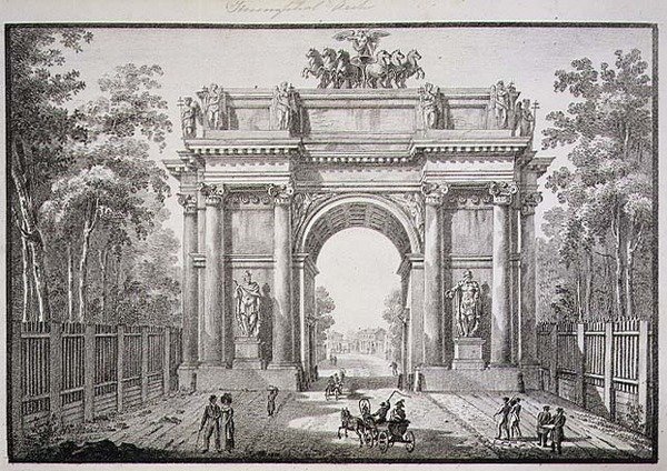 Bramy Narwy, Sankt Petersburg (lito) autorstwa English School