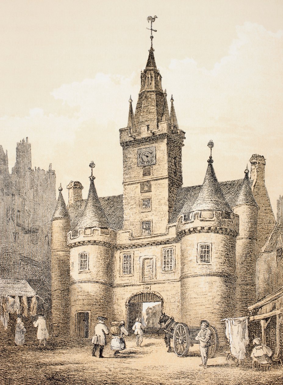 The Netherbow Port, Edynburg, z „The Scots Worthies Według Howie