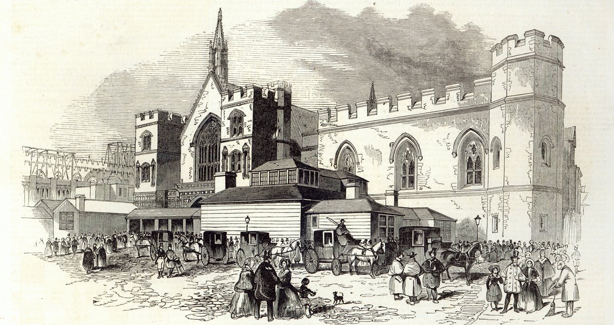 The New Committee Rooms, Izba Gmin, z „The Illustrated London News”, 22 lutego 1845 (rycina) autorstwa English School