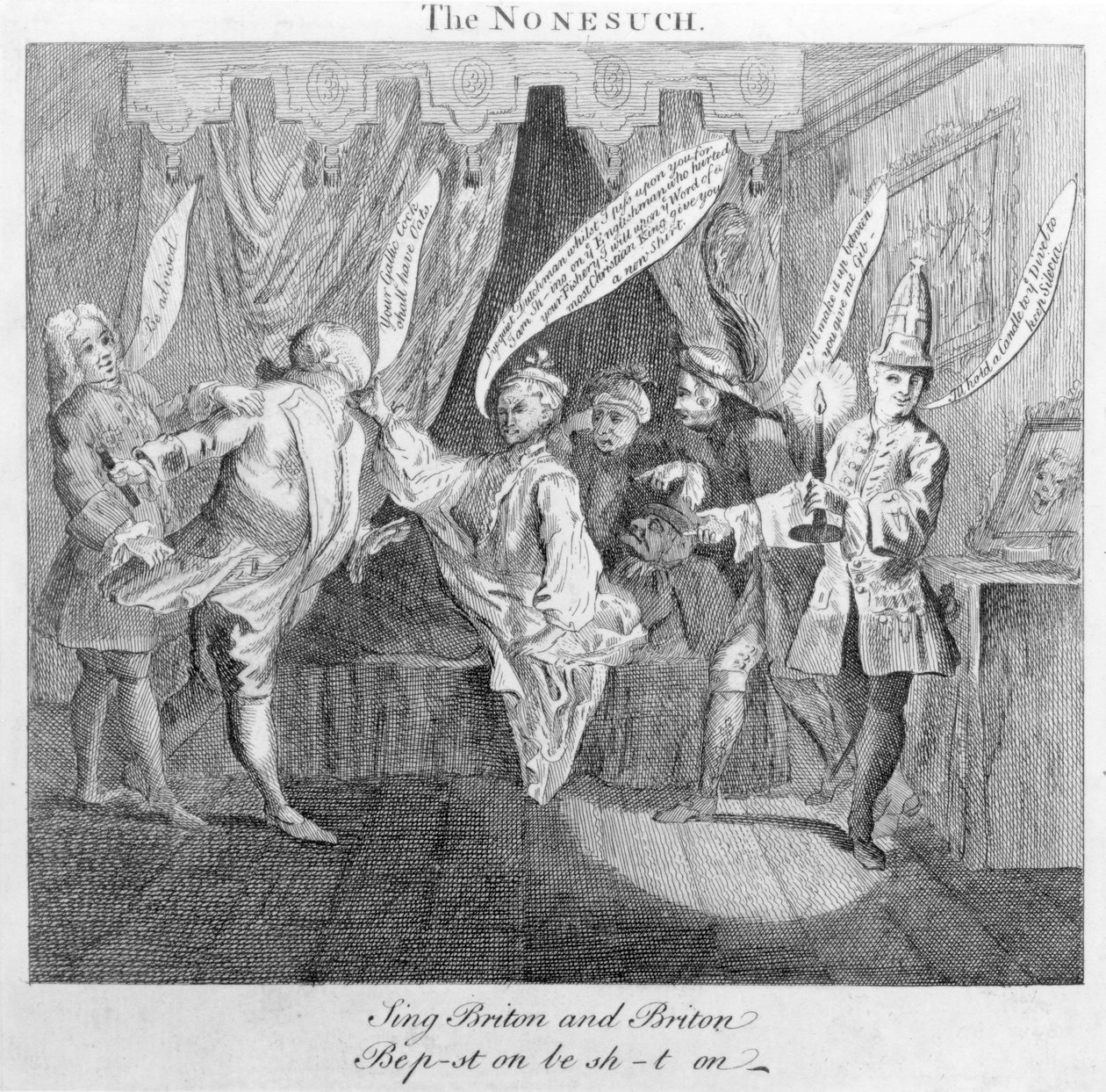Nonesuch, c.1748 autorstwa English School