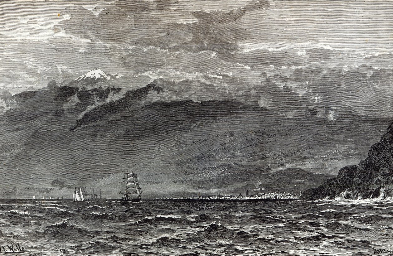 Szczyt Teneryfy, Santa Cruz, z „Godziny wypoczynku”, 1888 r. autorstwa English School