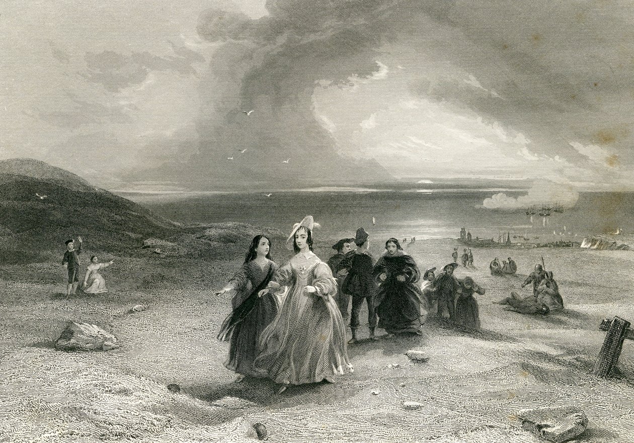 Królowa w Burlington, R. Wallis, 1844 autorstwa English School