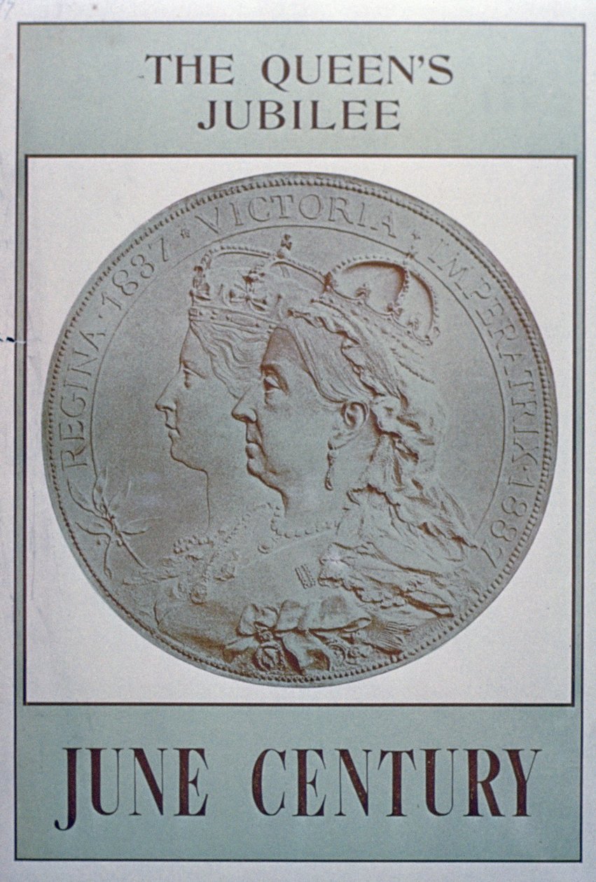 Jubileusz królowych 1837-87 autorstwa English School