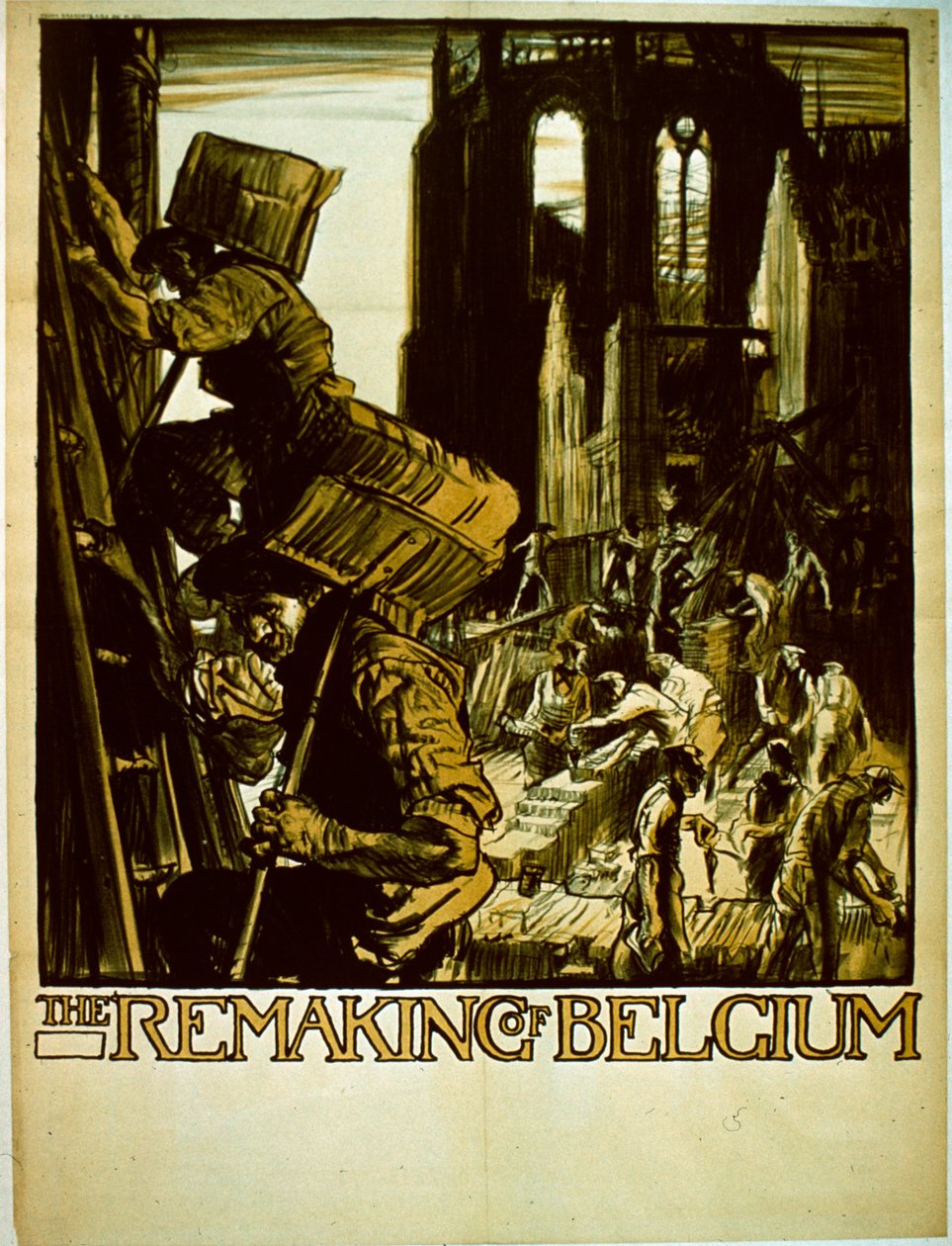 Przeróbka Belgii, ok. 1918 autorstwa English School