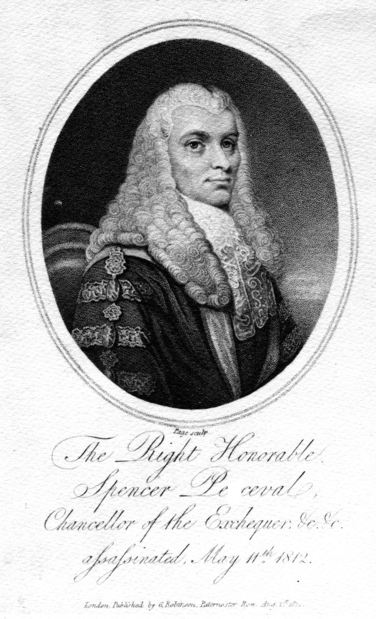 Wielce Szanowny Spencer Perceval, 1812 autorstwa English School
