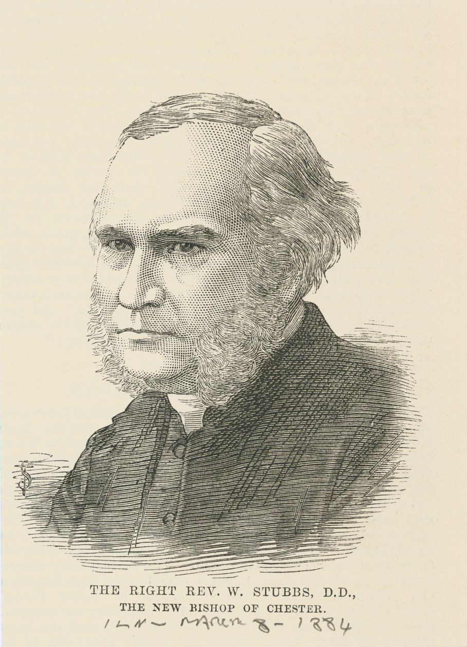 Właściwy wielebny William Stubbs autorstwa English School