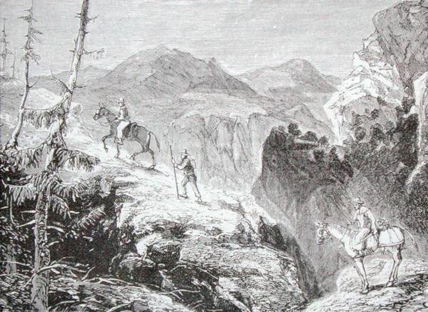 Droga do Hondy, Kolumbia, z „Galerii geografii” ks. Thomasa Milnera, wydana ok. 1880 r. (rycina) autorstwa English School