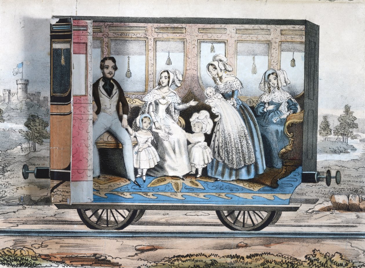 Wagon Królewski, ok. 1848 r. autorstwa English School